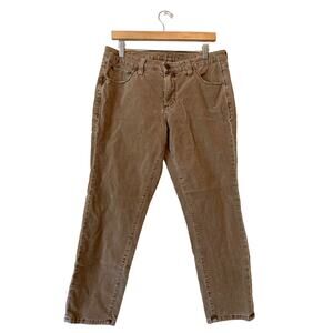 Low Rise Skinny Ankle Jag Jeans Khaki 90s Grunge Size 12 Preppy Fall Cozy